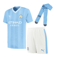 Manchester City Home Whole Kit(Jersey+Shorts+Socks) 2023/24